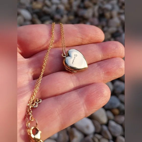 Birks Gold Filled Floral Heart Necklace - Picture 2 of 14